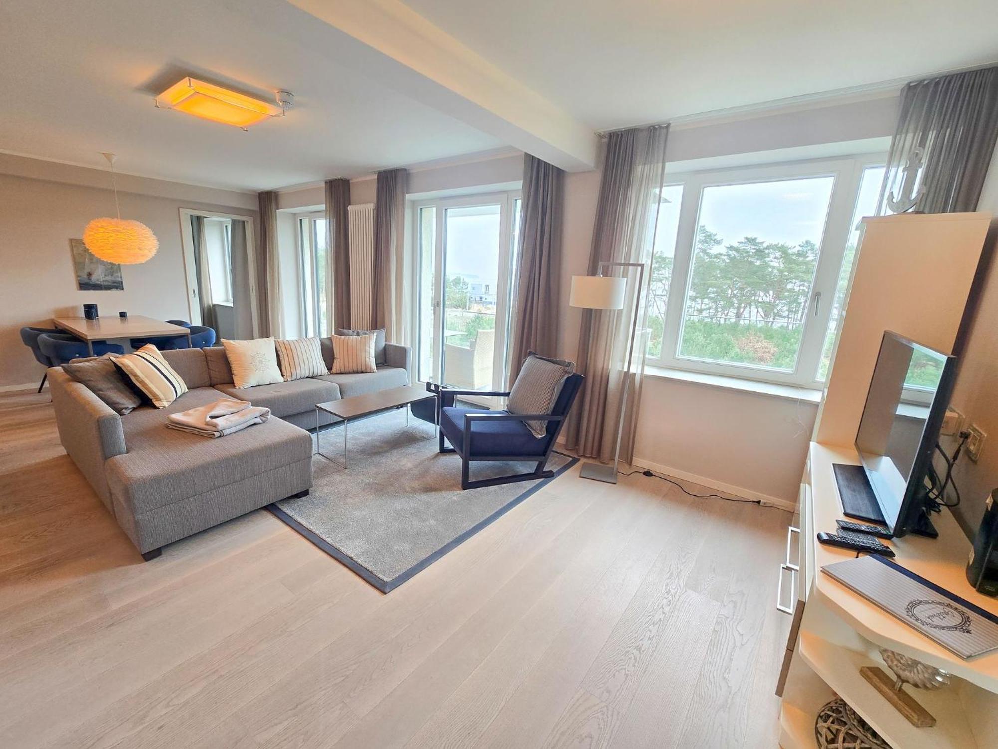 Duenenresidenz Prora - Ferienwohnung Mit Meerblick, 2 Schlafzimmern Und Balkon Np-304 Binz Exterior photo